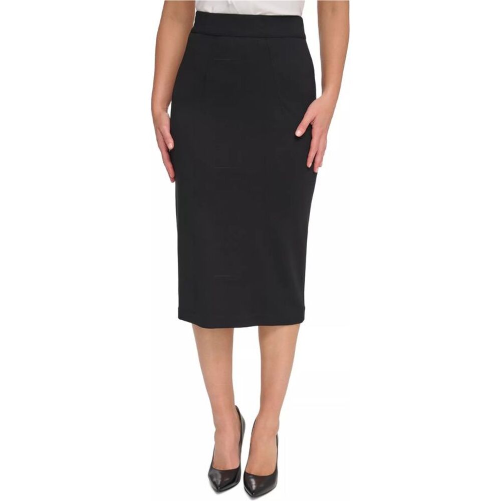 Tommy Hilfiger Womens Solid Ponte Pencil Skirt, NWT